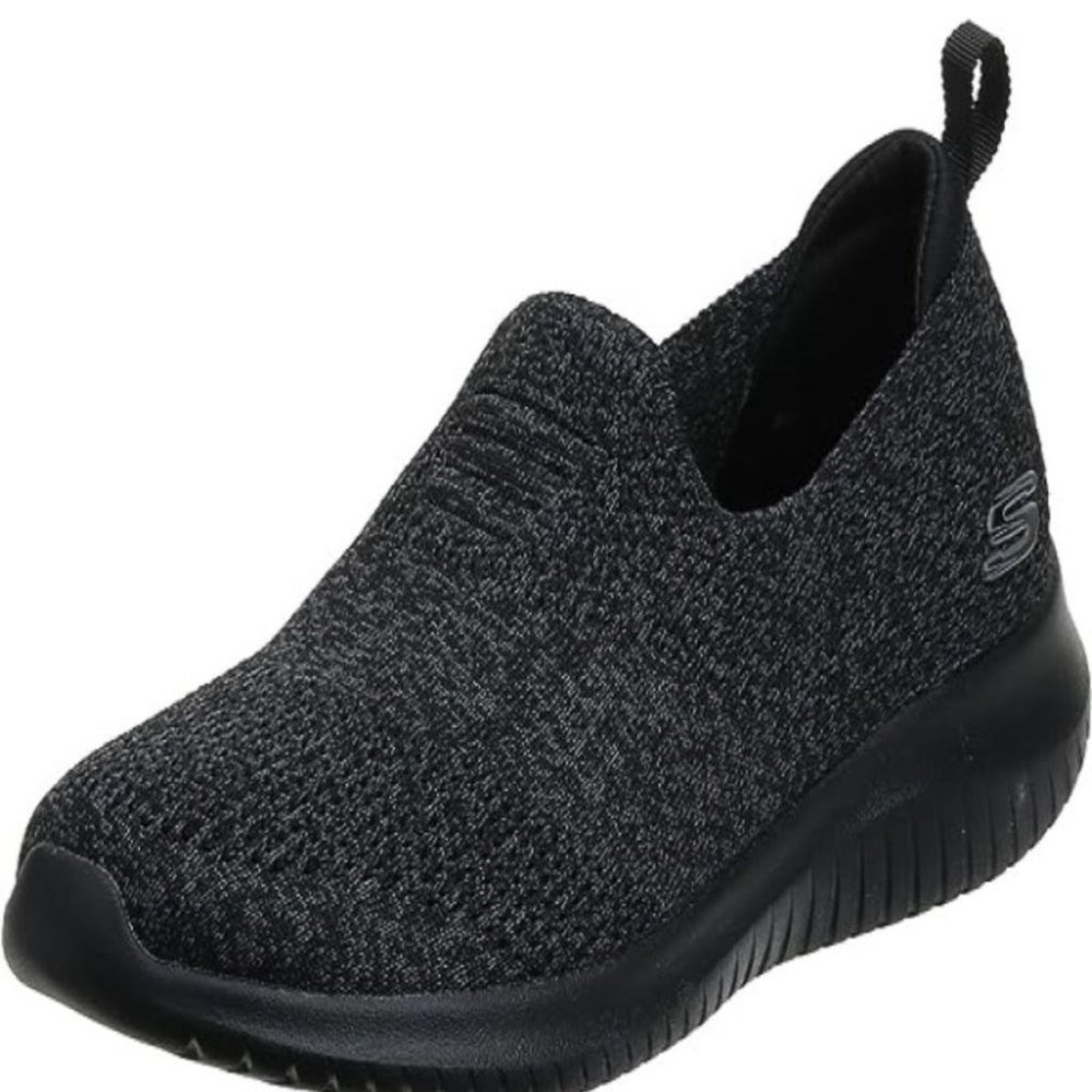 Skechers Women's Ultra Flex Harmonious Blk Slip On Sneakers Size:6.5